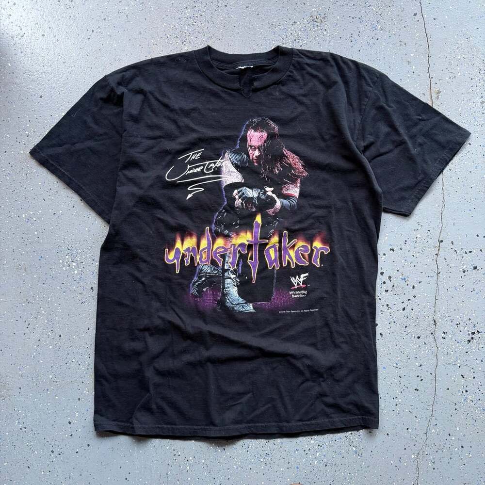 Vintage 1998 WWF Undertaker Graphic T-Shirt
